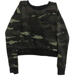 Victoria’s Secret Sport Camo Cropped Comfy Sweatshirt